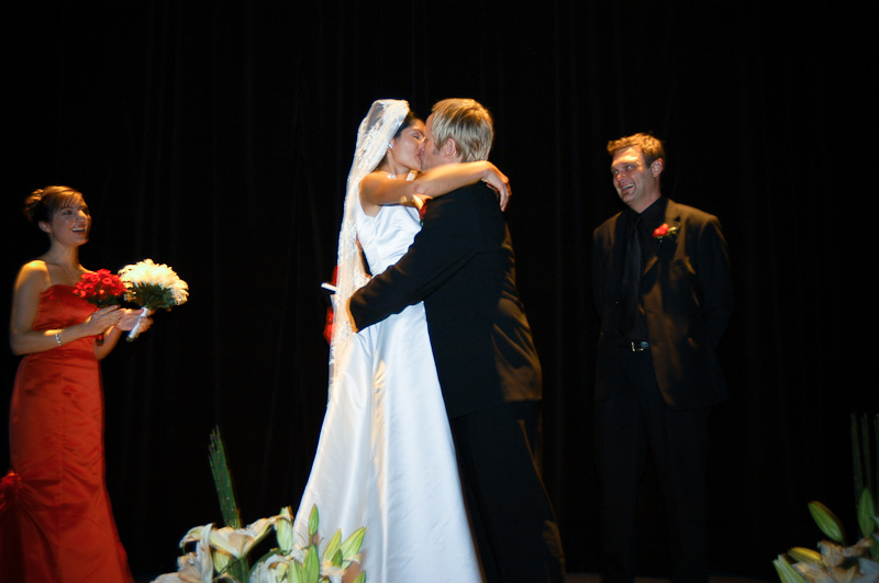 The kiss, and it's final - they're married | MOPA Wedding | ©William Bay Photographic Arts-0162